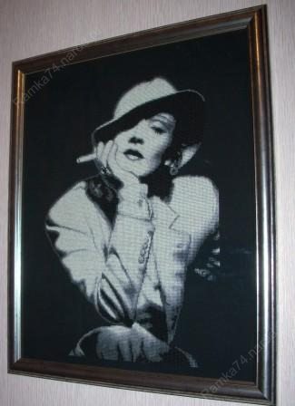 Вышивка Marlene_Dietrich